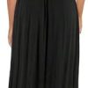 Womens Sexy High Waist A Line Solid Color Pleated Strapless Loose Summer Dress Casual