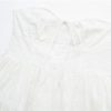 Women's Summer White Sexy Dress Strapless Sleeveless High Waist Slim Fit A-Line Party Club Dresses