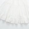 Women's Summer White Sexy Dress Strapless Sleeveless High Waist Slim Fit A-Line Party Club Dresses