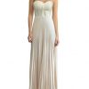 Women's Pleated A Line Tube Dress Elegant Strapless High Waisted Long Flowy Dresses