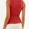 3119CZNQLhL.jpg Womens Button Down Tank Tops Summer Sleeveless Vest Tops Trendy Ribbed Fitted Going Out Shirts