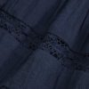 Summer Strapless Smocked Bodice Mini Dresses for Women Vacation Beach Boho Tube A-Line Dress with Pockets