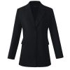 Womens Long Sleeve Blazers Business Casual Solid Lightweight Suit Jacket Office Blazer