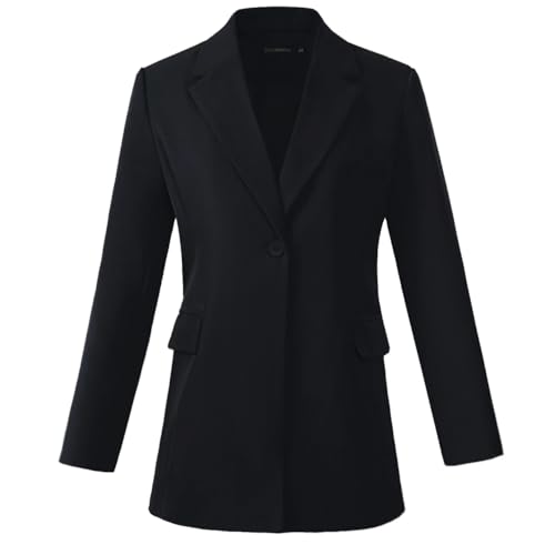 Womens Long Sleeve Blazers Business Casual Solid Lightweight Suit Jacket Office Blazer