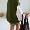 31MABohXI4L.jpg Womens Oversized Turtleneck Poncho Sweaters Short Batwing Sleeve Casual Slouchy Loose Fit Chunky Knit Pullover Tops