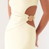 Cut Out Maxi Tube Dresses for Women Sexy Y2k Strapless Backless Bodycon Long Dress Summer Sleeveless Hollow Sundress