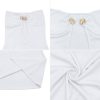 Women's Elegant Strapless Vacation Maxi Dress Sexy Gold Shell Cut Out Bodycon Dress Beach Party Cocktail Dress