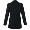 Womens Long Sleeve Blazers Business Casual Solid Lightweight Suit Jacket Office Blazer