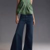 Womens Babydoll Peplum Denim Tank Tops Loose Fit Swing Flowy Shirred Sleeveless T Shirts Going Out Cute Tees
