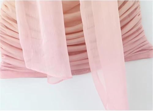 Women's Gradient Tie Dye Halter Scarf Dress Strapless Backless Ruched Summer Party Bodycon Dresses