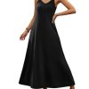 Womens Summer Maxi Dress Spaghetti Strap Casual Printed Dress Boho Floral Beach Sundress,