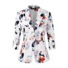 Womens Blazers 3/4 Sleeve Lightweight Office Work Blazer Jacket