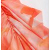 Women's Floral Print Strapless Bodycon Tube Top Dress Sleeveless Summer Wedding Guest Cocktail Sundresses