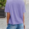 4171-SDEZDL.jpg Womens Summer V Neck T Shirts Casual Short Sleeve Flowy Tops Cute Loose Fit Basic Tees