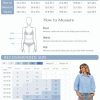 Womens Cropped Button Down Shirts 3/4 Length Sleeve Casual Cotton Blouses Loose Fit Ruffle Hem Tops