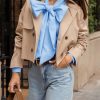 Womens Plaid Shirts Bow Tied Neck Button Down Long Sleeve Casual Dressy Blouse Tops