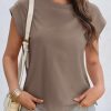 41CsGecyalL.jpg Womens Cap Sleeve Cotton Tank Tops Summer Casual Loose Fit T Shirts Crew Neck Basic Tee