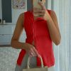 41E-PfhhrDL.jpg Womens Button Down Tank Tops Summer Sleeveless Vest Tops Trendy Ribbed Fitted Going Out Shirts