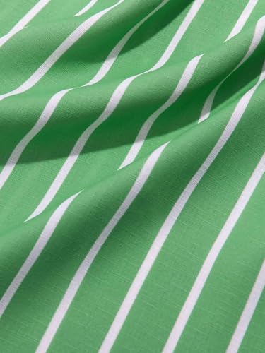Womens Deep V Neck Blouse Casual Striped Long Sleeve Loose Fit Work Shirt Tops