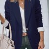 Blazer Jackets for Women Open Front Long Sleeve Work Office Casual Blazers with Pockets S-2XL