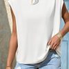 41N6ZOAObGL.jpg Womens Cap Sleeve Tank Tops Boat Neck Loose Fit Tshirts Summer Casual Basic Tee Shirts