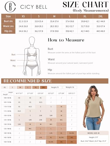 Womens Summer Cap Sleeve Blouse V Neck Casual Dressy Work Tops Loose Fit Elegant Textured Shirts