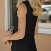 Womens Tie Front Blazer Vest Summer Sleeveless V Neck Tank Top 2025 Casual Business Waistcoat