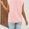 Womens V Neck Sweater Vest Casual Button Down Knit Vest Outerwear Sleeveless Trendy Cardigans