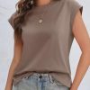 41V9e-aJR4L.jpg Womens Cap Sleeve Cotton Tank Tops Summer Casual Loose Fit T Shirts Crew Neck Basic Tee