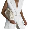 Women's Work Casual Sleeveless Blazer Vest Fashion Open Front Lapel Elastic Waist Blazer Jackets with Pockets