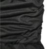 Womens Sexy High Waist A Line Solid Color Pleated Strapless Loose Summer Dress Casual