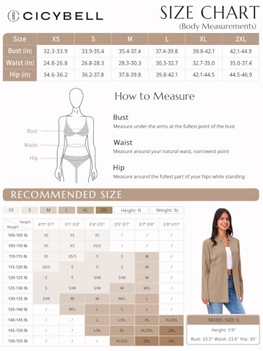 Womens Business Casual Blazer Long Sleeve Open Front Notch Stand Collar Blazer Work Office Jacket Suit