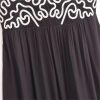 Women's Black Sleeveless Strapless Embroidery Slim Fit Dress Casual Summer Beach Vacation Dresses