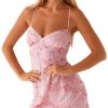 Women Sequin Sparkly Rhinestone Mini Dress Sleeveless Backless Deep V Neck Glitter Short Cami Dress Party Clubwear