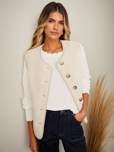 Womens Crew Neck Long Sleeve Sweater Trendy Casual Scallop Trim Fall Knit Lightweight Pullover Tops