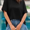 41stwkkoUEL.jpg Womens Oversized Short Sleeve Tshirts Summer Casual Round Neck Tops Loose Fit Boxy Basic Tee Shirts
