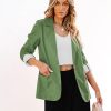 Blazers for Women Business Casual Dressy Work Fashion Lightweight Spring Summer Linen Unlined 2025 Suit Jackets