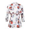 Womens Blazers 3/4 Sleeve Lightweight Office Work Blazer Jacket