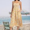 Women's Strapless Bohemian Beach Maxi Dress Casual Tube Top Long Dress Summer Sundress 0215