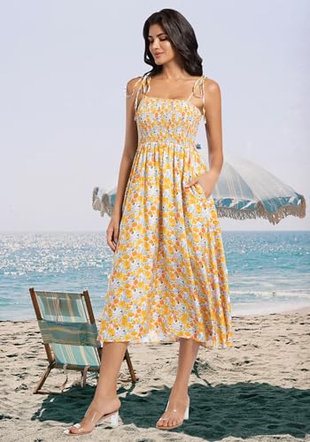 Women's Strapless Bohemian Beach Maxi Dress Casual Tube Top Long Dress Summer Sundress 0215