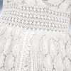 Women's Ruching Smocking Jumpsuit Summer Slip V Neck Backless Maxi High Low